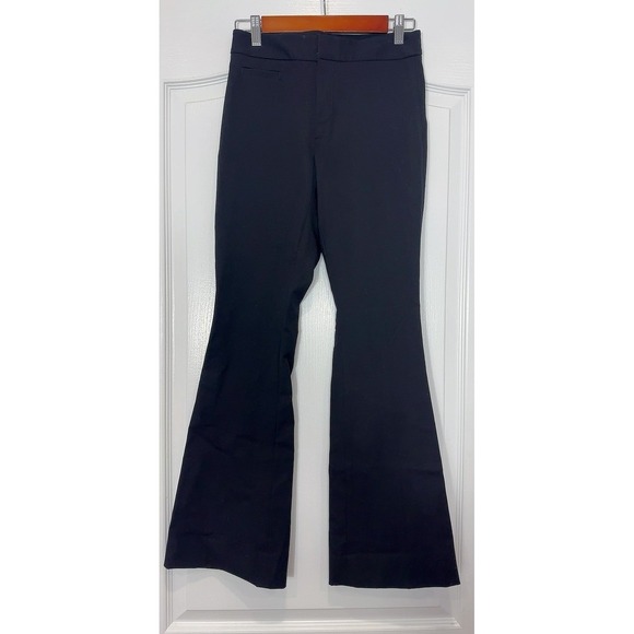 Banana Republic Pants - Banana Republic Cotton Blend Flare Pants 0 Tall Black